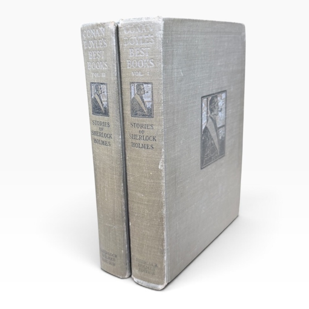 Conan Doyle's Best Books Sherlock Holmes Edition Vol I & III P.F. Collier & Son
